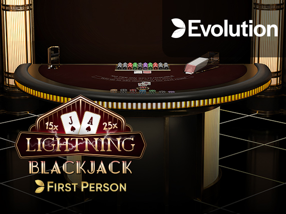 First Person Lightning Blackjack